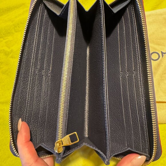 Louis Vuitton  Empreinte Zippy Wallet Marine Rouge - Picture 5 of 7